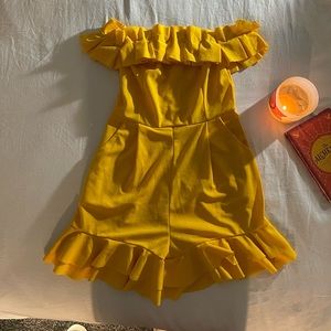 XS Yellow Romper